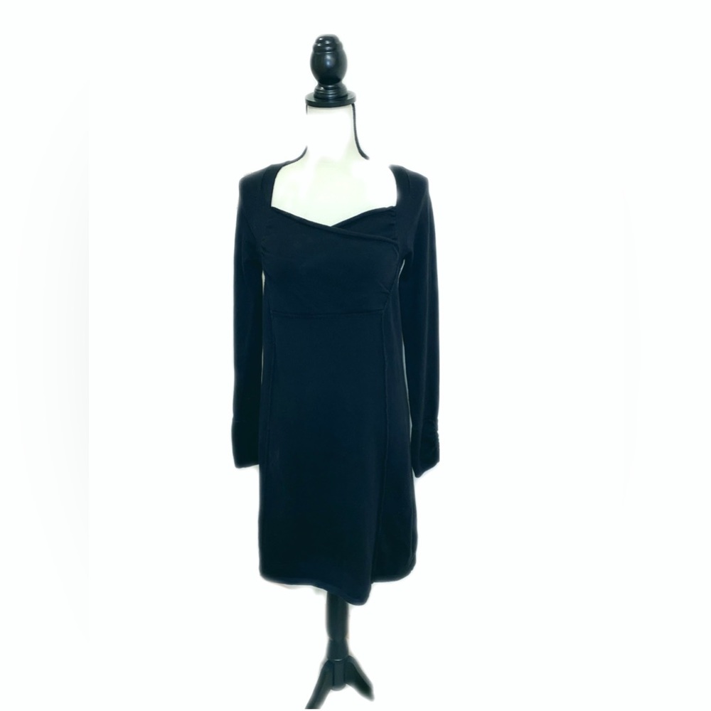 Athleta Black Sweater Dress Size M